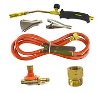Gas Torch Burner 2m Hose Roofer Plumber Weed Propane & Regulator