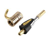 Gas Torch, Flame Torch Head Gas Self Ignition Turbo Torch Brazing Soldering Propane Welding Plumbing Gun Tool for Welding Plumbing Air Conditioning Heating Refrigeration