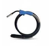 Gas Torch Mig Nozzle Cable Handle Copper Stainless Steel Build Consistent and Reliable Wire Feed Flexible Strain Relief for Industrial Repair Workshop use Fabrication, Style to 5