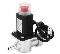 Gas Valve DN15 Solenoid Valve, Automatic Gas Shut Off Valve, Remote Control Emergency Cut Off for Gas Pipeline and Cylinder with Manual Reset, ABS and Aluminum Alloy Body