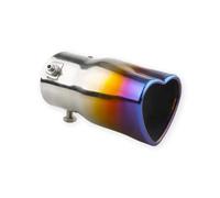 Gas Vent Hose Car Tail Throat Thickened Stainless Steel Love 6.3 Caliber Exhaust Pipe Noise Reduction Heart General Single-row Love(G)