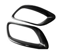 Gas Vent Hose For BMW For X6 E71 2008 2009 2010 2011 2012 2013 Carbon Fiber Tailpipe Trim Cover Exhaust Pipe Cover Tail Throat Frame Car Parts Accessories