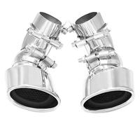 gas vent hose heating For M&erces For Benz W211 E300 E280 E260 2002-2007 Car End Pipes 1 Pair Exhaust Tip Pipe Single Out Muffler Tips