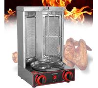 Gas Vertical Oven Doner Kebab Machine - 13 Lbs Capacity, Ideal Chicken Cooker for Home, Restaurant, Kitchen Parties