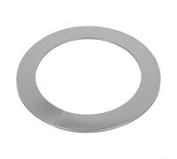 Gas water heater faucet and shower pipe decorative cover in stainless steel with split design enabling quick installation and resistance to deformation (160mm)