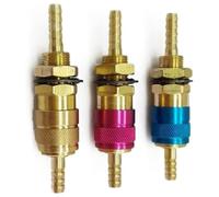 Gas & Water Quick Connector Set, Welding Quick Connector, Connector, Welding Accessories, Hose with 5 mm Inner Diameter, for MIG TIG Welder Torch, 3 Pieces