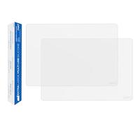 gasare, Extra Large, Thicker, Heat Resistant Mats, Countertop Protector, Silicone Mats for Kitchen Counter, Non Slip, Waterproof, Washable, 25 x 17 Inches x 1.4 mm, Set of 2, Translucent
