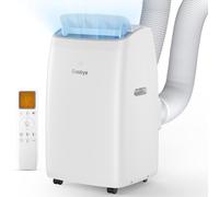 Gasbye Portable Double Hose Air Conditioning Complete DC Inverter Compressor, Energy Saving 13.6 CEER, Low Noise (45 dB), Refreshes Room to 500
