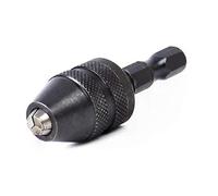 Gasea 0.5-3mm Keyless Drill Chuck Converter, Quick Change 1/4" Hex Shank Adaptor for Impact Driver & Drill Bit Conversion