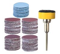 Gasea 100pcs 25mm Sanding Discs Pad Polishing Pack for Dremel Rotary Tool