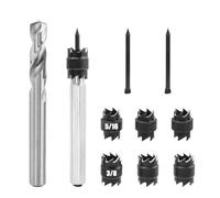 Gasea 10Pcs Double Sided Spot Weld Cutter Remover Drill Bit Tool, 5/16" & 3/8" Sheet Metal Hole Cutter Spot Weld Removal Tool