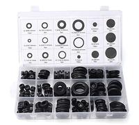 Gasea 125pcs Rubber Grommet Kit - Electrical Gasket Ring Assortment Set, Durable Rubber Grommets for Wire, Plug, Cable, Plumbing, Automotive & Marine Use, 18 Sizes