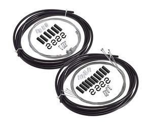 Gasea 2 in 1 Universal Bike Brake Cable and Bicycle Shifter Cable with Housing Replacement Control Line Set for Moutain Road Bike Repairing