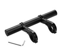 Gasea 20mm Bike Handlebar Extender - Aluminum Alloy Bicycle Handlebar Extension with Double Clamp Bracket for Motorcycle, E-Bike, MTB, Road Bike, Lamp, Speedometer & GPS Mount
