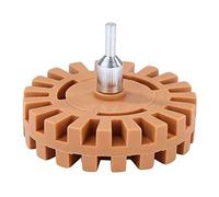 Gasea 4-Inch Rubber Eraser Wheel, 20mm Thick Car Decal Remover Tool with Drill Adapter Kit for Vinyl Sticker, Adhesive, Pinstripe & Graphic Removal