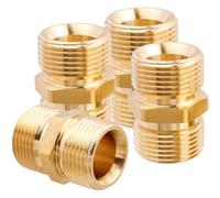 Gasea 4 Packs Pressure Wahser Hose Adapter, M22-14 Male Thread Coupler, Power Washer Hose Connector Extension Fitting, 5000 PSI