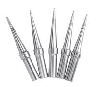 Gasea 5pcs ETO Soldering Iron Tips Kit, Lead-Free Replacement Conical Solder Tips for Weller WE1010NA, WES51, WES50, WEP70 & Compatible Soldering Stations
