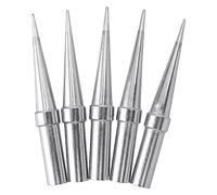 Gasea 5pcs ETS Soldering Iron Tips Kit, Replacement Solder Tips for Weller WE1010NA WES51 WES50 WEP70 Soldering Station, Copper & Iron Precision Tips for PCB Electronic Repair