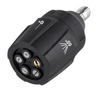 Gasea Adjustable Pressure Washer Nozzle, 5-in-1 Quick Changeover Power Washer Tips with 1/4 Inch Quick Connect Multi-Degree Spray Tip for Washing Car Patio Driveway