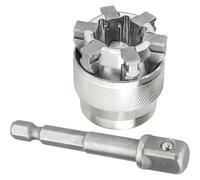 Gasea Adjustable Universal Socket Wrench Grip Adapter 10-19mm Hex Head Nuts and Bolts Driver Tool for 3/8" Drive Ratchet Torque Wrench and Power Drill