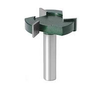 Gasea CNC Spoilboard Surfacing Router Bit - 1/2 Inch Shank, 2" Cutting Diameter, 3 Flute Slab Flattening Bit, Carbide Planing & Milling Cutter Tool for Woodworking