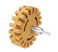 Gasea Extra Thick 26mm Car Decal Remover Wheel, Rubber Eraser Wheel with Power Drill Adapter Kit, Removing Pinstripes Stickers Labels Adhesives, Decals from Cars RVs Boats
