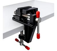 Gasea Universal Mini Table Vise Small Clamp 360° Mini Drill Press Vice with Suction Cup Table Bench Vice Tool for Walnut Jewelry Watch