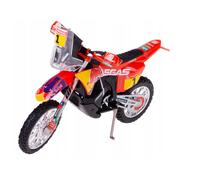 Gasgas RX450F Dakar 2023Austrian Motorcycle Model Toy Diecast 1:18 Scale Bburago