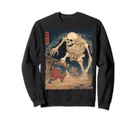 Gashadokuro Giant Skeleton Yokai Japanese Horror Art Vintage Sweatshirt