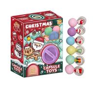Gashapon Machine - Christmas Claw Machine Small,Small Gashapon Toy for Kids Entertainers Holiday Enthusiasts Collectors Classroom Family Gatherings Party Planners Event Organizers