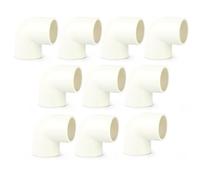 GASHER 10PCS PVC Cleanout Plug 20mm BSP Male, End Cap Adaptor, Pipe Fitting Plug Closing for Home or Industrial, Plumbing Water Line, Drainage Piping System