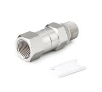 GASHER 1Pc 3/8” NPT High Pressure Washer Swivel Fitting, Stainless Steel 360 Degree Swivel Connector, 4500PSI