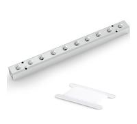 GASHER 1PCS Aluminum 10 Way 12 Port Pneumatic Manifold Air Distribution Block Splitter 1/4" Output Port 1/2" Supply Port