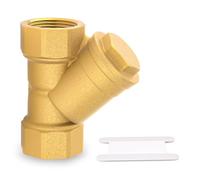 GASHER 1PCS Brass 3/4 Female Y Strainer Mesh Filter Valve for Water Oil Separation