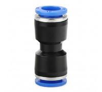 GASHER 1PCS PU10 Straight Pneumatic Push Fit Fitting, Quick Connect Air Line Hose Connector for PU/PE Tube, Plastic Pneumatic Fitting for Air Compressor System