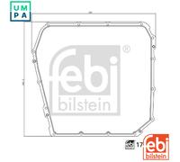 FEBI BILSTEIN 176789 Seal, automatic transmission oil pan