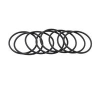 Gasket Rotating 10pcs Black O Ring Gasket, CS 2mm OD 5mm-150mm NBR Automobile Nitrile Rubber Round O Type Corrosion Oil Resistant Seal Washer Seal Resistant(ID 17mm OD 21mm)