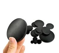 Gasket Rubber Sheet, 10pcs 10/15/20/25/30/35/40/50/60/70/80/90/100mm Solid Round, Thick 5mm Nitrile Seal Gaskets Pad(100mm)