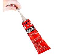 Gasket Sealer High Temp - Waterproof Red RTV Gasket Maker, 100g Multipurpose Silicone Engine Sealant | Red Silicone Gasket for Metal, Glass, Wood, Rubber, Window