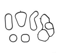 Gasket Seals for Oil Filter Cooler Housing Compatible with For MINI For COOPER S R56 R60 R61 from 2006 to 2015 Fits N14 N18 Engine Codes Automotive Replacement Kit