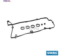 Cylinder head cover gasket set NBR (nitrile butadiene rubber) 33 10 1423 SWAG
