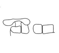 Gasket Set, oil cooler ELRING 082.430 for SOLARIS URBINO II 10.837 2012-2018