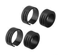 Gasket Spacer Rings,For Garmin Handlebars Complete 4 PC Set In Black Plastic