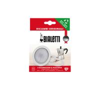 Gaskets and filter plate for Bialetti alum. 12-cup moka pots