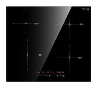 GASLAND Chef IH60BF-DE 60 cm Integrated Induction Hob 4 Zones, 7200 W Induction Cooker with Sensor-Touch, Boost Function, Keep Warm Function, Stop & Go Function
