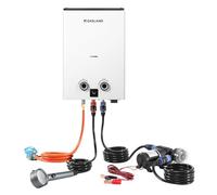 GASLAND Go Shower Series Gas Water Heater G10 Pro,Ultra Slim Portable Outdoor 10 liters Gas Boiler with Water Pump,Butane (28-30 mbar)/ Propane (37 mbar),LPG Shower for Camping,RV,Barn