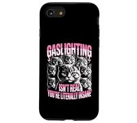 Gaslighting Isn't Real You're Literally Insane Fun Cat Meme Case for iPhone SE (2020) / 7/8