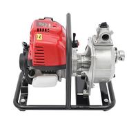 Gasoline Engine Water Pump 1.2Kw 38Cc Four Stroke Engine for Irrigation Drainage Firefighting Garden for Farmers Homeowners and Professionals Fuel Tank Capacity 900 Milliliters