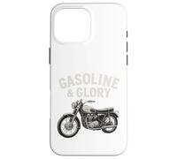 Gasoline & Glory Vintage Motorcycle Retro Biker Case for iPhone 16 Pro Max