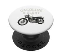 Gasoline & Glory Vintage Motorcycle Retro Biker PopSockets Adhesive PopGrip
